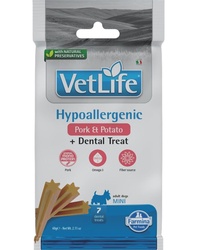 FARMINA VET LIFE - DOG TREAT - HYPOALLERGENIC Pork&Potato ADULT MINI 60 g FARMINA VET LIFE - DOG TREAT - HYPOALLERGENIC Pork&Potato ADULT MINI 60 g