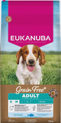 Eukanuba Adult GRAIN FREE Ocean Fish Small-Medium 12kg