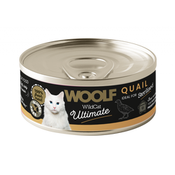 WOOLF WILDCAT ULTIMATE QUAIL PATE konservai katėms su putpeliena 85G