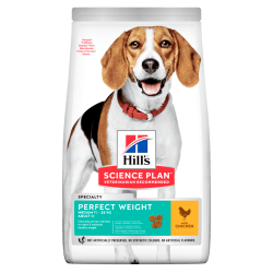 Hills  Canine Adult Perfect Weight Medium Chicken 12kg.