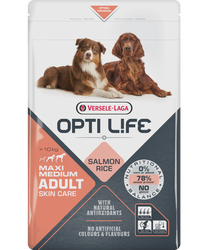 Opti Life Adult Skin Care All breed su lašiša ir ryžiais 20kg 