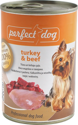 Perfect Dog Turkey & Beef konservai šunims 400gr