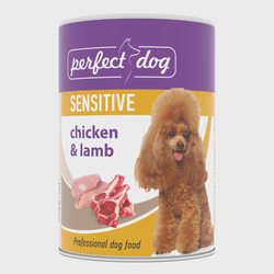 Perfect Dog Chicken & Lamb sensitive konservai šunims 400gr