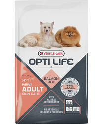 Opti Life adult skin care MINI su lašiša ir ryžiais 7,5kg