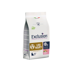 Exclusion Urinary sausas maistas katėms su kiauliena, žirniais, ryžiais, 1,5 kg
