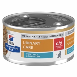 HILLS Urinary Care  C/D multistress tuna with stew 82g