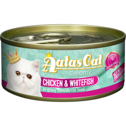 Kačių maistas Aatas Creamy Chicken&Whitefish 80gr