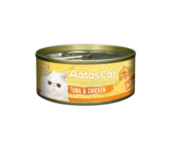 Kačių maistas Aatas Tantalizing Tuna&Chicken 80gr