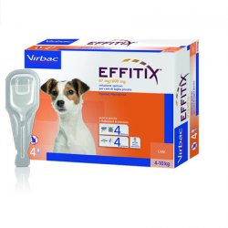 Virbac Effitix šunims 4-10 kg svorio N1