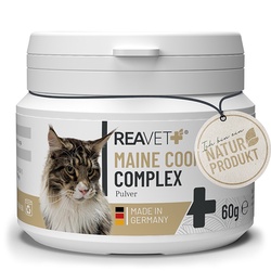 Reavet Meino meškėnų kompleksas katėms, milteliai 60gr