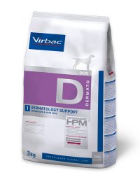 Virbac HPMD D1 DERMATOLOGY SUPPORT Dog 3kg.