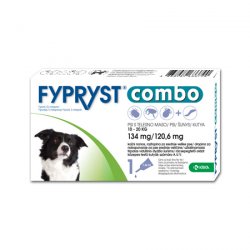Fypryst Combo 134 mg/120,6 mg 10-20kg 1 pipetė