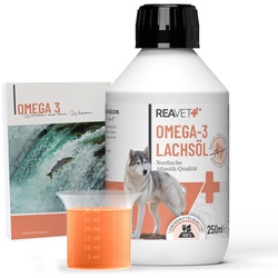Reavet omega-3 lašišų aliejus šunims ir katėms 1000ml