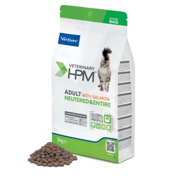 Virbac HPM Adult Neutered and Entire CAT with salmon 3kg