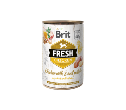 Brit Fresh kons. šunims Chicken&Sweet Potato 6x400g
