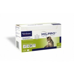 MILPRO 4 mg/10 mg, dengtos tabletės mažoms katėms , 1 tabletė