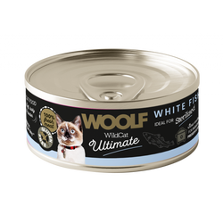 WOOLF WILDCAT ULTIMATE WHITE FISH PATE konservai katėms su balta žuvimi 85g