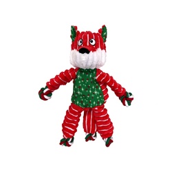 KONG Holiday Floppy Knots žaislas šunims-lapė, S/M dydžio