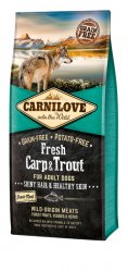Begrūdis šunų maistas Carni Love Fresh Carp&Trout 12kg