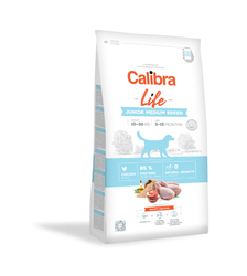 CALIBRA Dog Life Junior Medium Breed Chicken 12kg