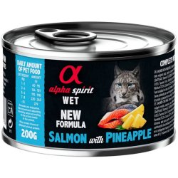 Alpha Spirit WET konservai katėms lašiša su ananasais 200g