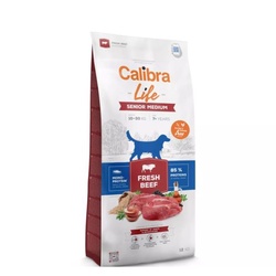 Calibra Life Senior Medium Breed Dog Food  Fresh Beef 12kg