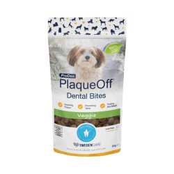 PlaqueOff Dental Bites – skanėstai burnos higienai šunims Small 60g