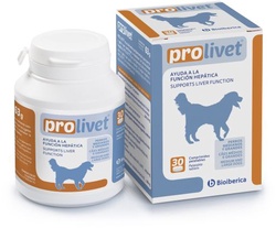 Bioiberica PROLIVET® vidutinio dydžio ir dideliems šunims, tabletės N30 