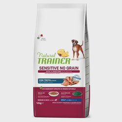 Trainer ADULT DOG SENSITIVE NO GRAIN Medium/Maxi TROUT 12kg      