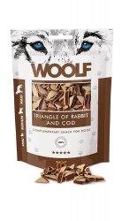 WOOLF Rabbit and Cod Triangle 100gr.