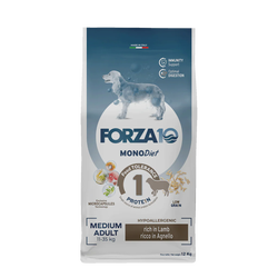 FORZA10 Monodiet Medium Adult šunims su ėriena 12kg