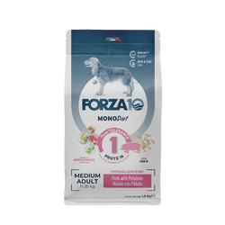 FORZA10 Monodiet Medium Adult šunims su kiauliena ir bulvėmis 12kg