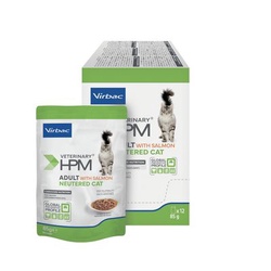 Virbac guliašai sterilizuotoms katėms su lašiša 85grx12vnt