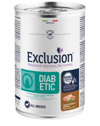 Exclusion DIABETIC PORK & SORGHUM AND PEA ALL BREEDS 400g