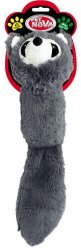 PET NOVA pilkas meškėnas žaislas šuniui su garsu 41cm 