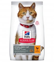 Kačių maistas Hills Feline Sterilised Adult Cat Chicken 3kg.