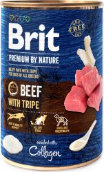 Brit Premium by Nature kons. Beef with Tripes 6x800g