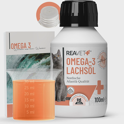 ReaVET lašišų aliejus katėms 100ml