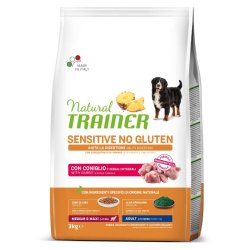 Trainer Sensitive Plus Adult Medium&Maxi Rabbit 3kg