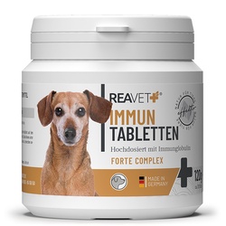 Reavet imuninei sistemai maisto papildas šunims, tabletės 120gr