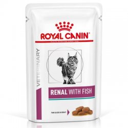 Royal Canin Renal with Fish guliašas 85gx12vnt.