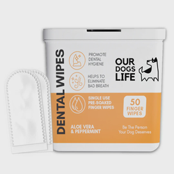 OURDOGSLIFE DENTAL Cleaning WIPES N50 - servetėlės dantų valymui 