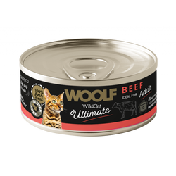 WOOLF WILDCAT BEEF PATE konservai katėms su jautiena 85g