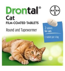 DRONTAL cat tabletės, N2