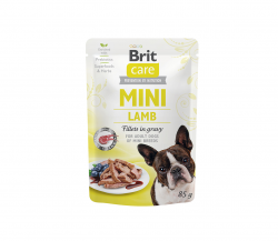 Brit Care Mini konservai Lamb fillets in gravy 24x85g