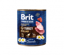 Brit Premium by Nature kons. Turkey with Liver 6x800g