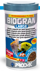 PRODAC BIOGRAN didelės granulės žuvims 250ml-110g