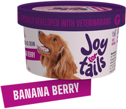  Ledai šunims JOY FOR TAILS Banana Berry 225ml