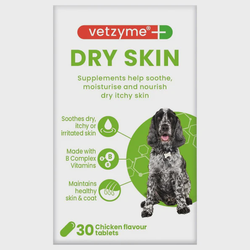 Vetzyme dry skin papildas tab. N30