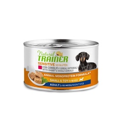 Trainer Sensitive No Gluten MINI Rabbit konservas su triušiena 150g x 24vnt